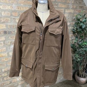 JOSEPH ABBOUD Mock Neck Winter Jacket